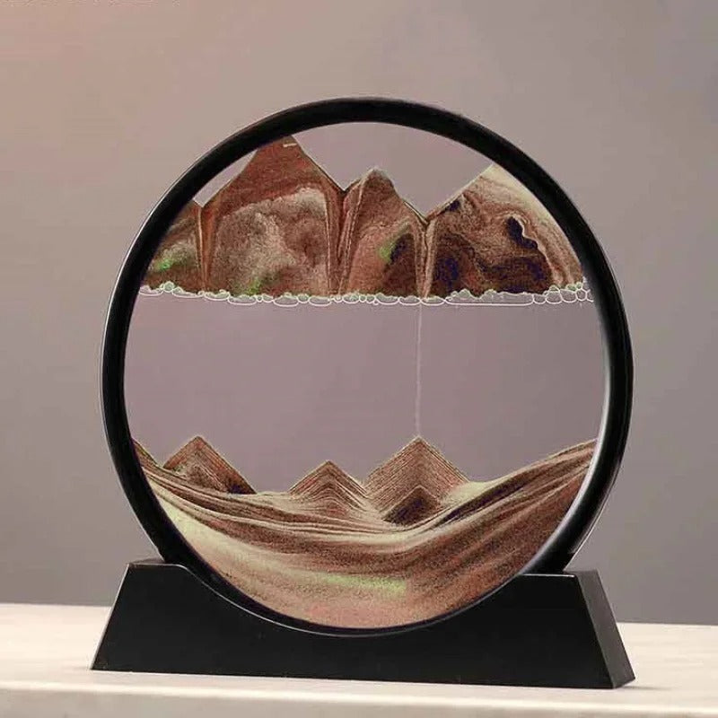 3d Moving Sandscapes Frame Sand For Room Decor ( Random Color )